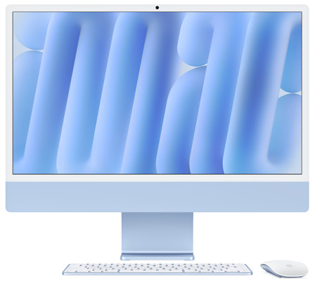 Apple Imac 24" 2024 M4 10C-CPU / 10C-GPU 32GB 1TB - Numeriek - Blue