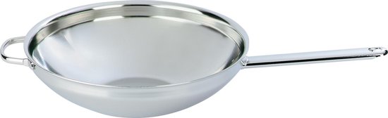 Demeyere wok 36 cm - fond plat