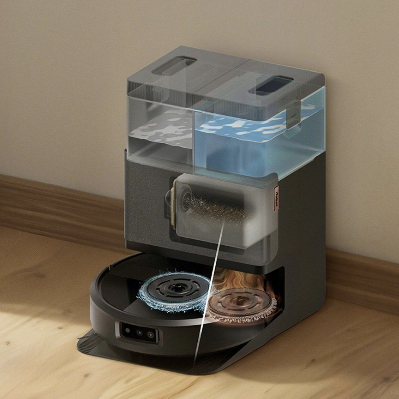 Robotstofzuiger IROBOT 505 Roomba / Combo Plus / Autowash-dock / zwart
