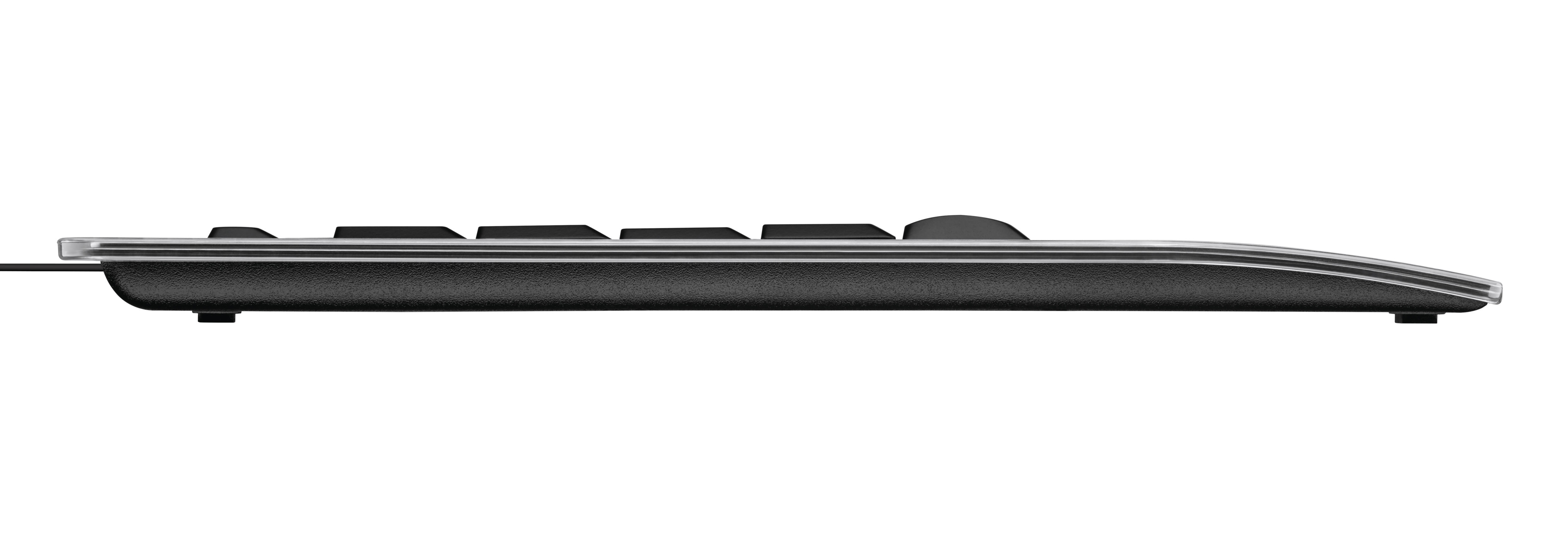 Logitech Illuminated Keyboard k740 clavier Bureau USB AZERTY Français Noir
