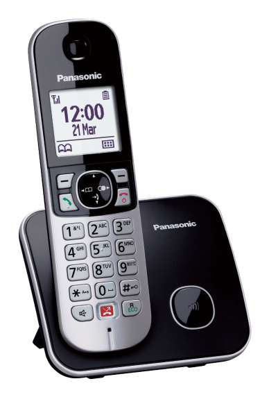 PANASONIC DECT KXTG6853NLB TRIO BLA
