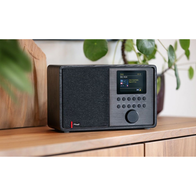 Internetradio PINELL Supersound 201W zwart