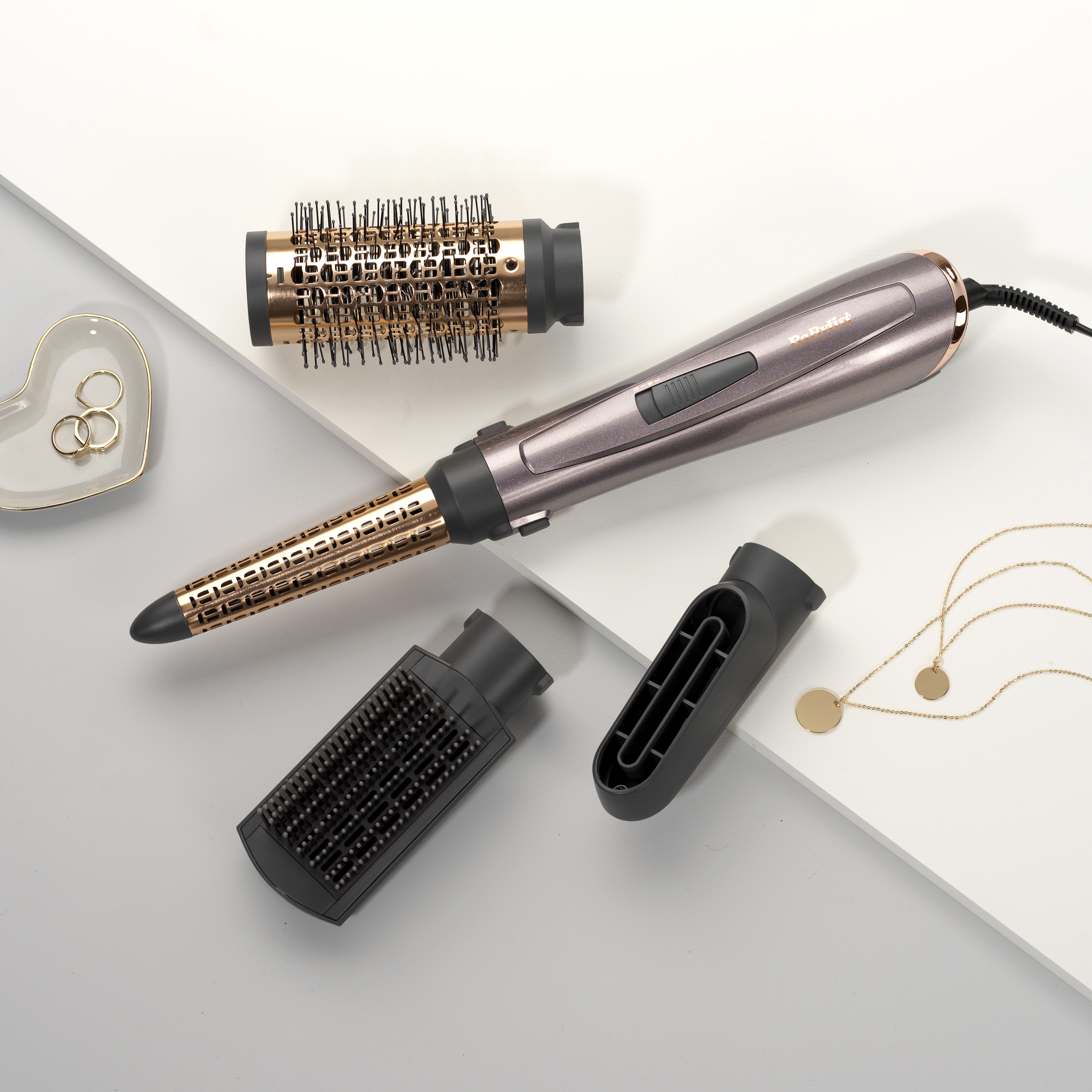 BaByliss Air Style 1000 Haarstijlset Warm Zwart, Koper, Palladium 1000 W 2,5 m