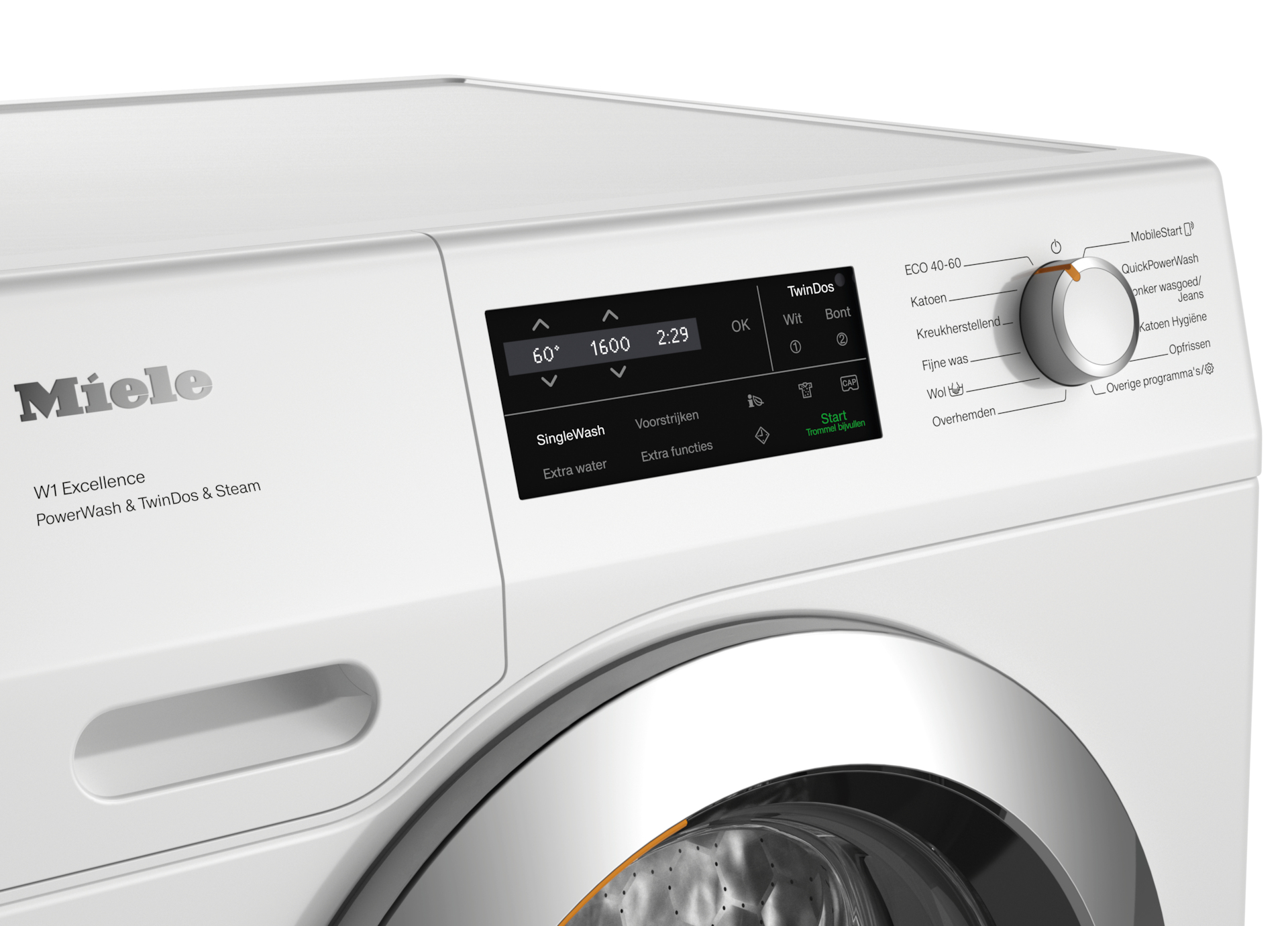 Wasmachine MIELE WEJ 895 WPS / 9kg / A / 1600tpm / PWash&TDos&Steam