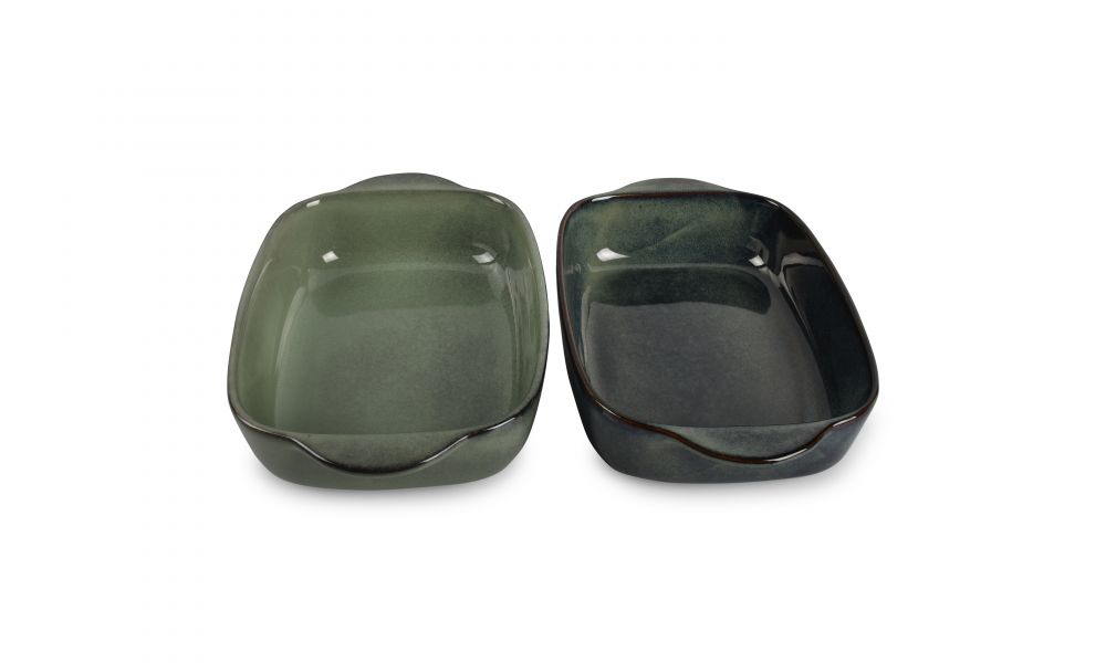 Ovenschaal S&P 850618 Meridian 25,5x20,5x7cm groen/blauw