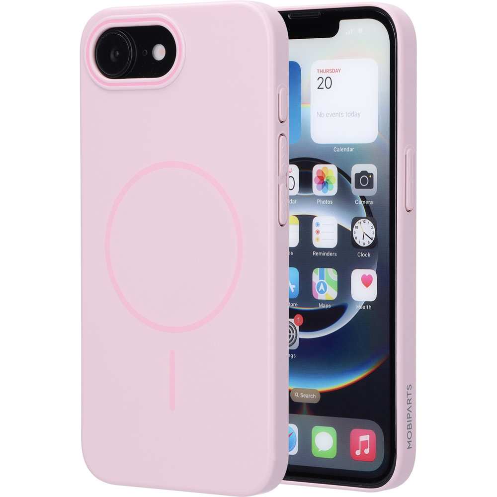 Mobiparts Slim Line Case Apple iPhone 16e (MagSafe) Blush Pink