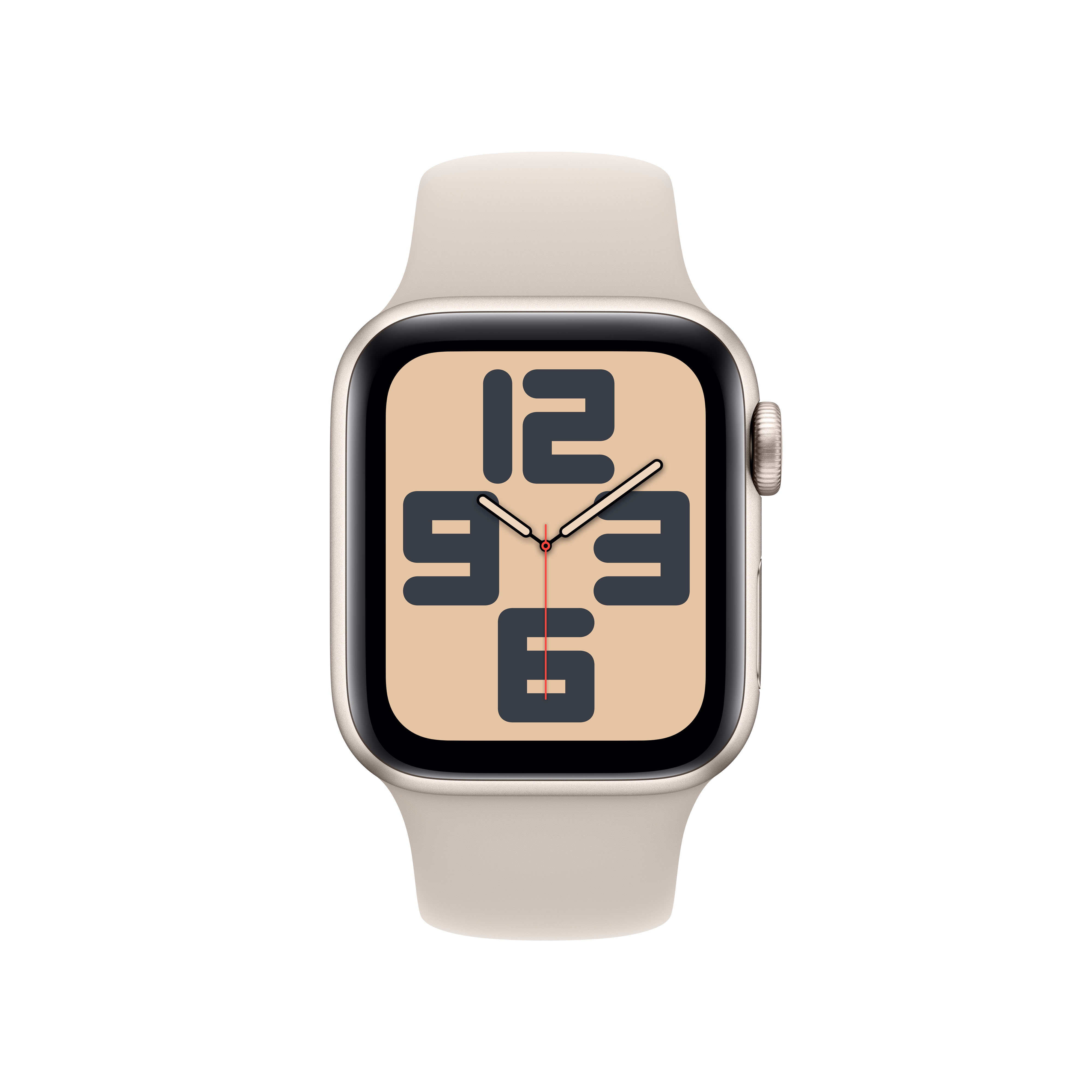 Apple Watch SE OLED 40 mm Numérique 324 x 394 pixels Écran tactile Beige Wifi GPS (satellite)