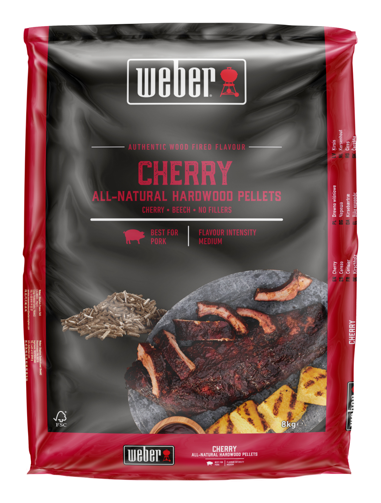 Pellets WEBER 3401050 Cherry / 8KG