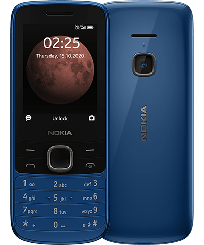 Nokia 225 4G 6,1 cm (2.4") 90,1 g Bleu