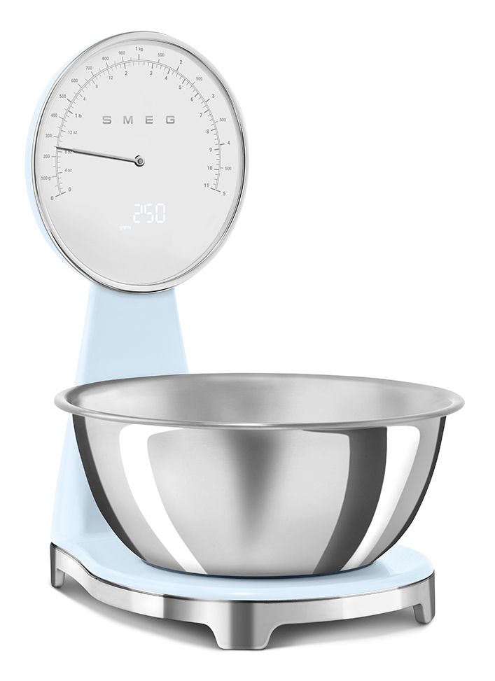 Keukenweegschaal SMEG KSF01PBWW / pastelblauw