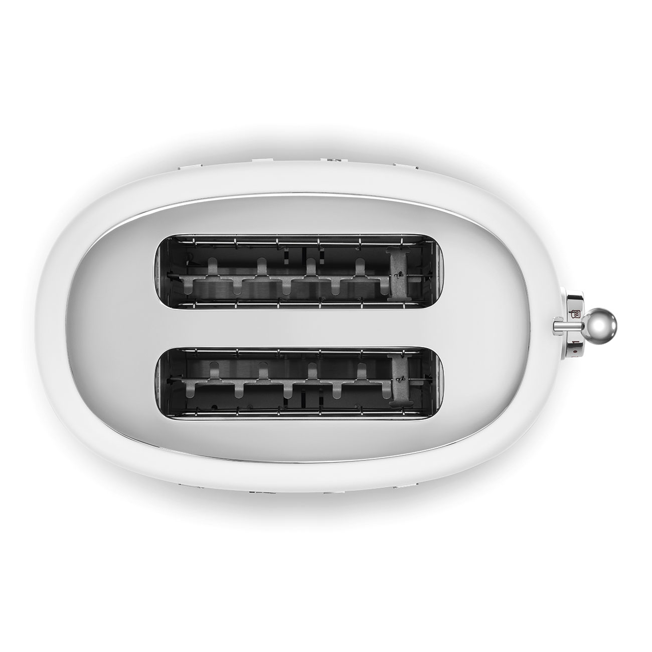 Smeg grille-pain blanc mat TSF01WHMEU