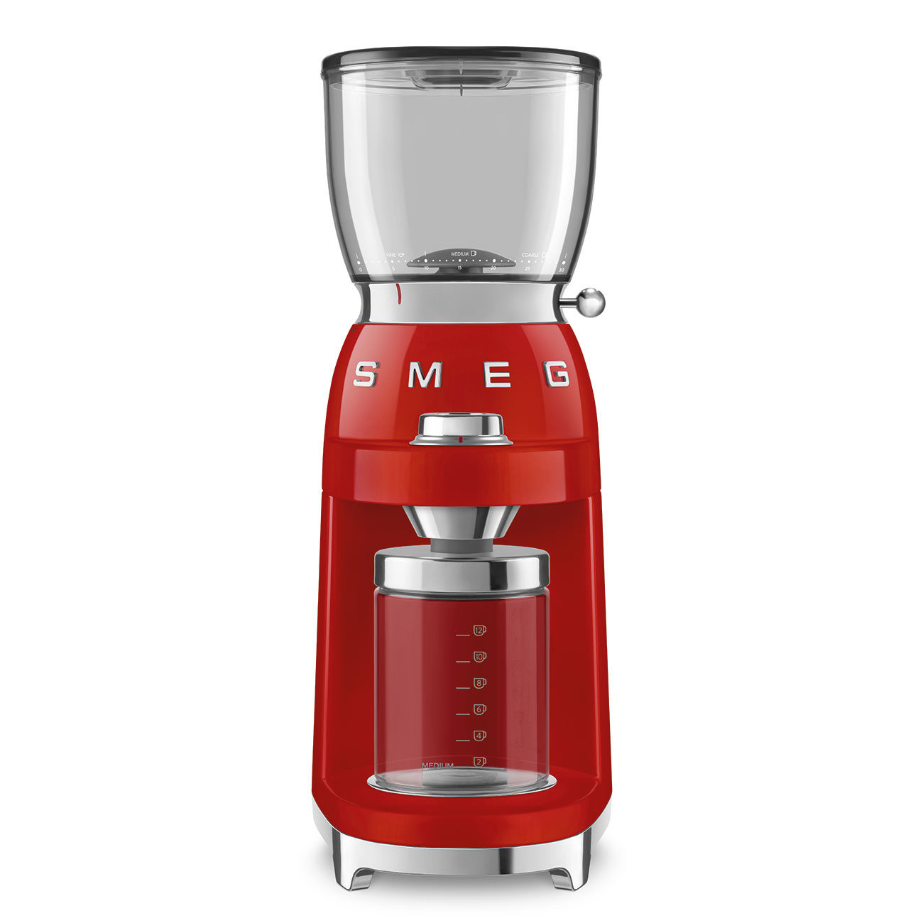 Koffiemolen SMEG CGF11RDEU rood 