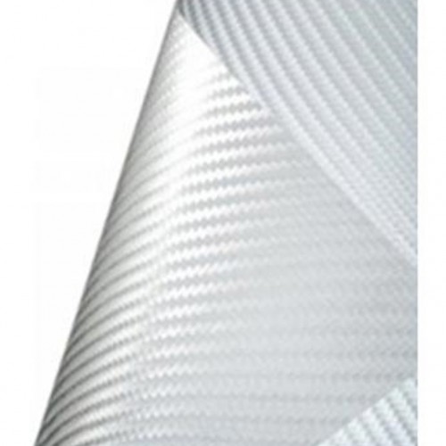 ClearPlex Back Cover Beschermfolie"Carbon Fiber" zilver