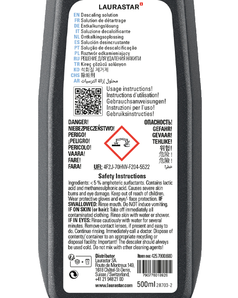 Ontkalker LAURASTAR 425.7800.600 Durgol / universeel / 500ml