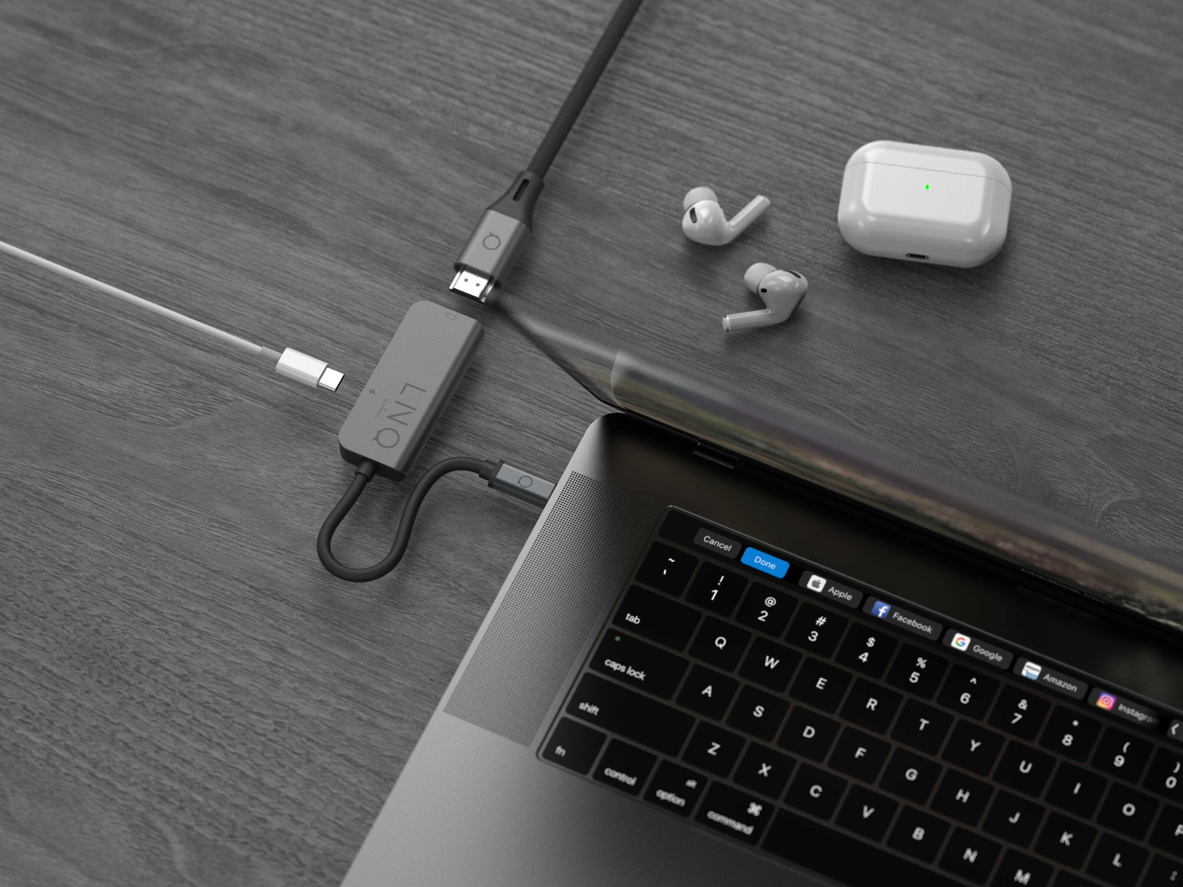 Linq 2 en 1 USB-C Multiport Hub ,
