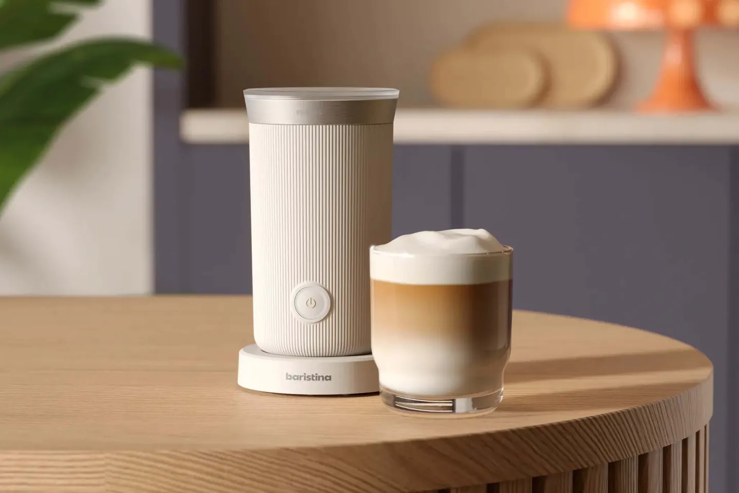 Melkopschuimer PHILIPS BAR311/00 Baristina / wit