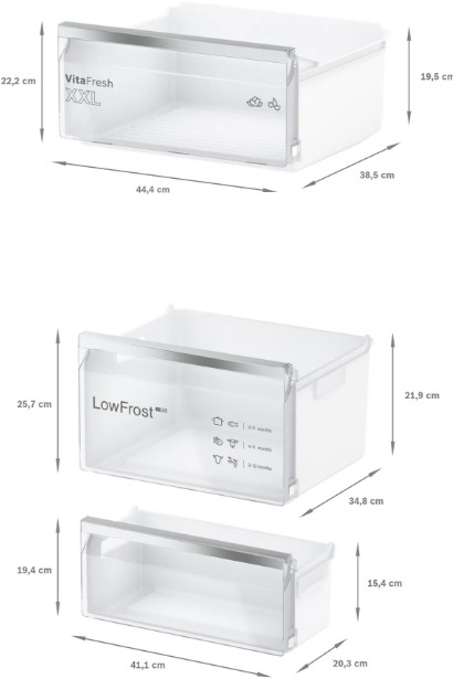 Bosch Serie 4 KIV87VSE0 koel-vriescombinatie Ingebouwd 270 l E