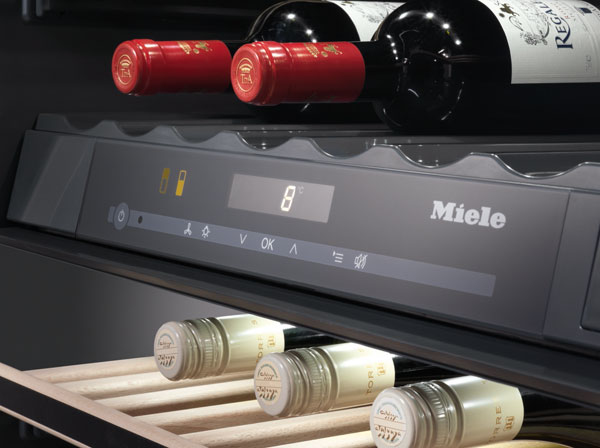 Miele KWT 6322 UG Refroidisseur de vin compresseur Intégré Noir 34 bouteille(s)
