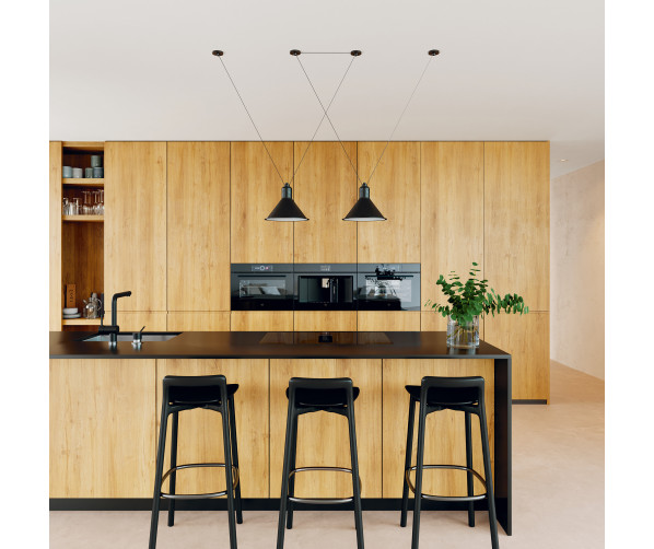 Espressomachine BI VZUG CoffeeCenter V6000 Zwart Spiegelglas
