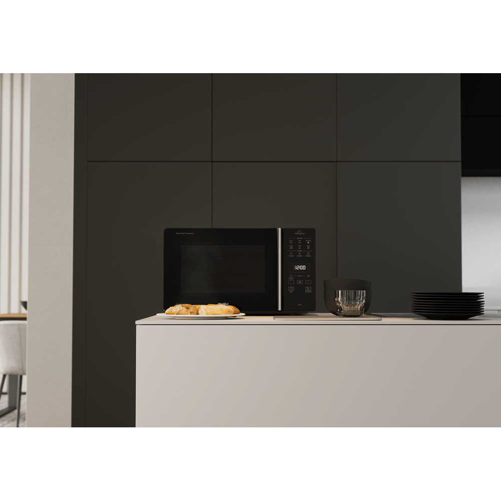 Whirlpool Chef Plus MCP 349 SL Comptoir Micro-onde combiné 25 L 800 W Argent