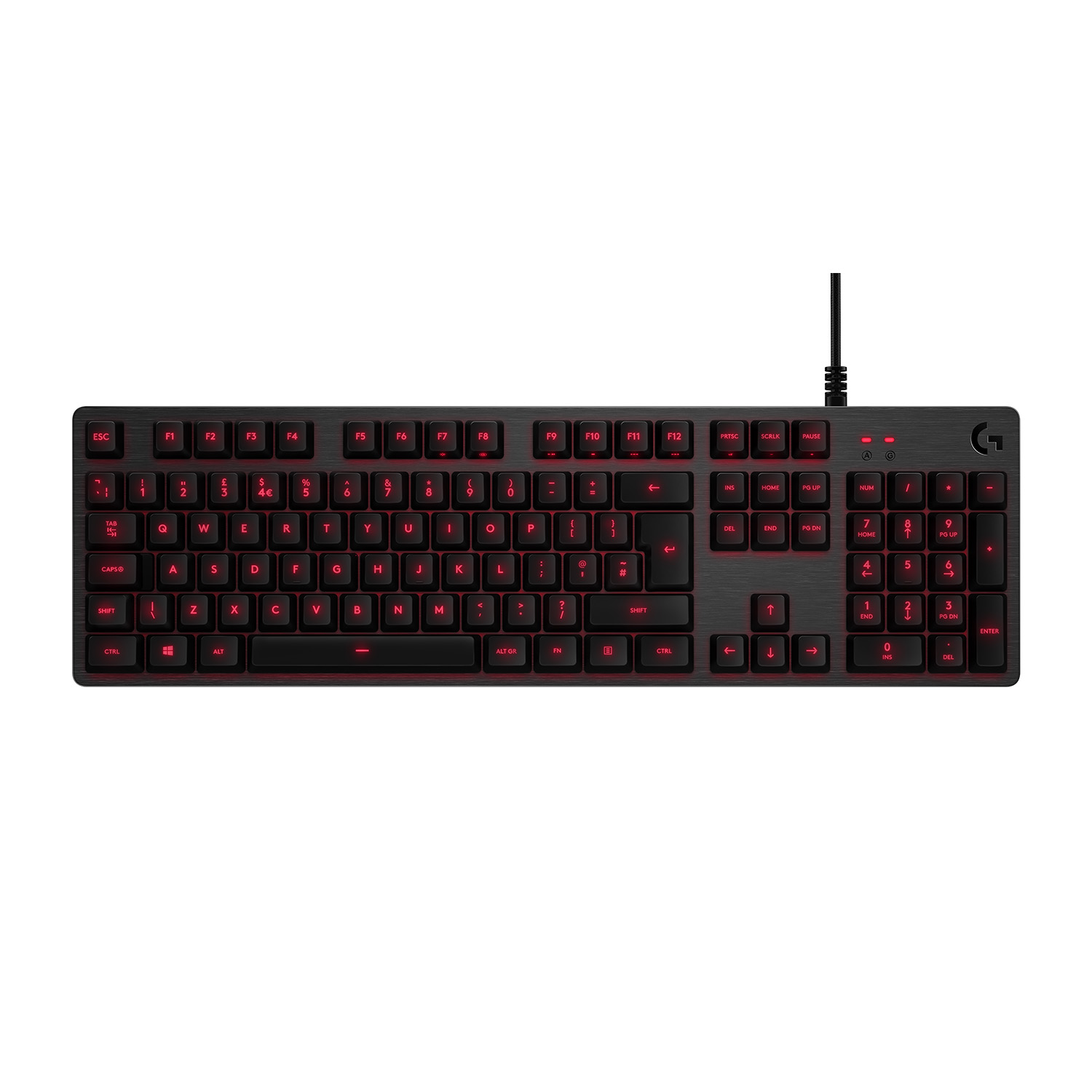 Logitech G413 toetsenbord USB AZERTY Belgisch Zwart