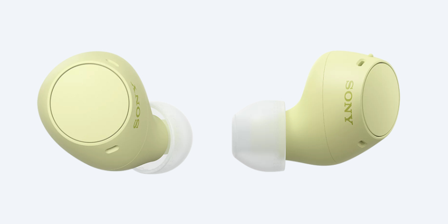 Oordopjes SONY WF-C510Y geel