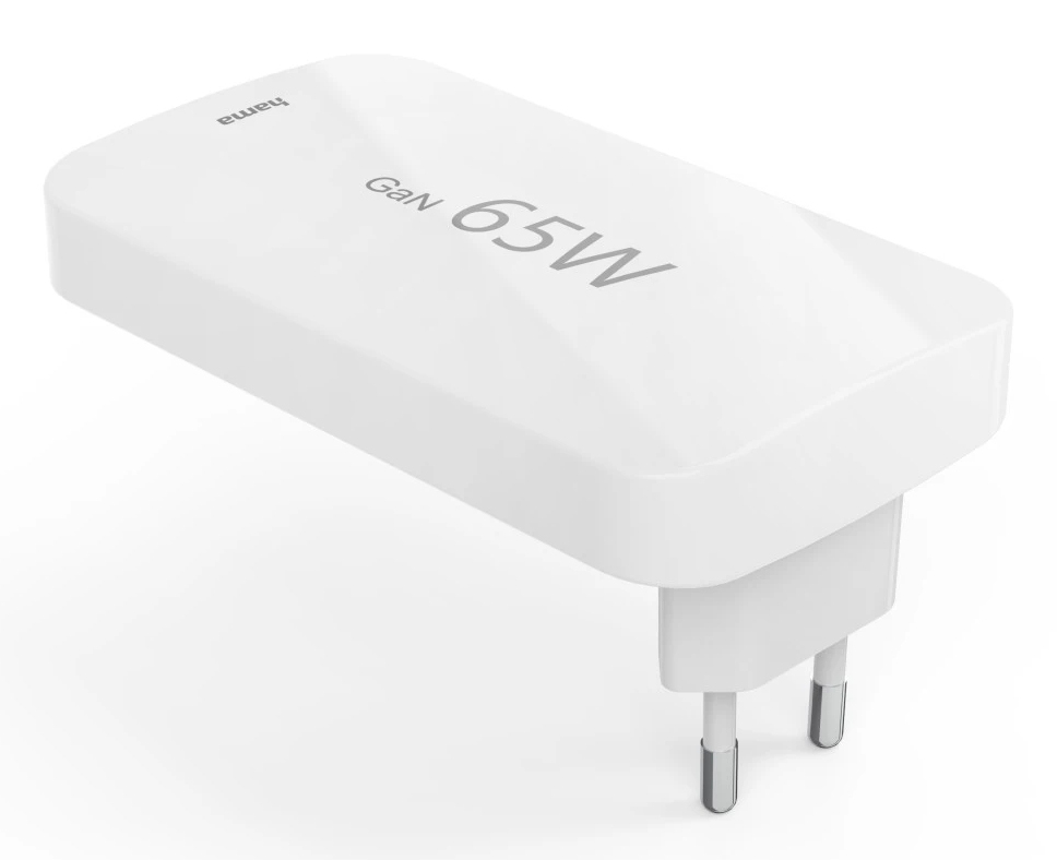 Hama Chargeur rapide, 2 USB-C, 1 USB-A, mini-chargeur plat, PD, 65 W, BLC
