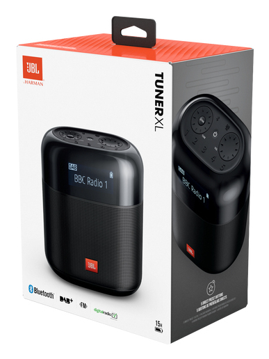 DAB+ radio JBL Tuner XL zwart - geen stroomadapter