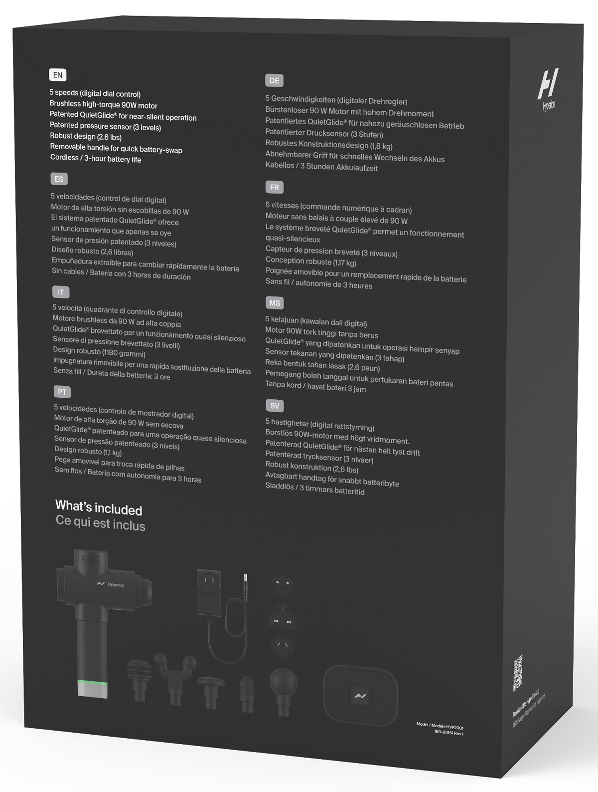 Massagegun Hyperice Hypervolt 2 Pro Matte Black