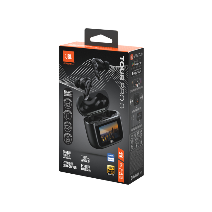 Oordopjes JBL Tour Pro 3 zwart