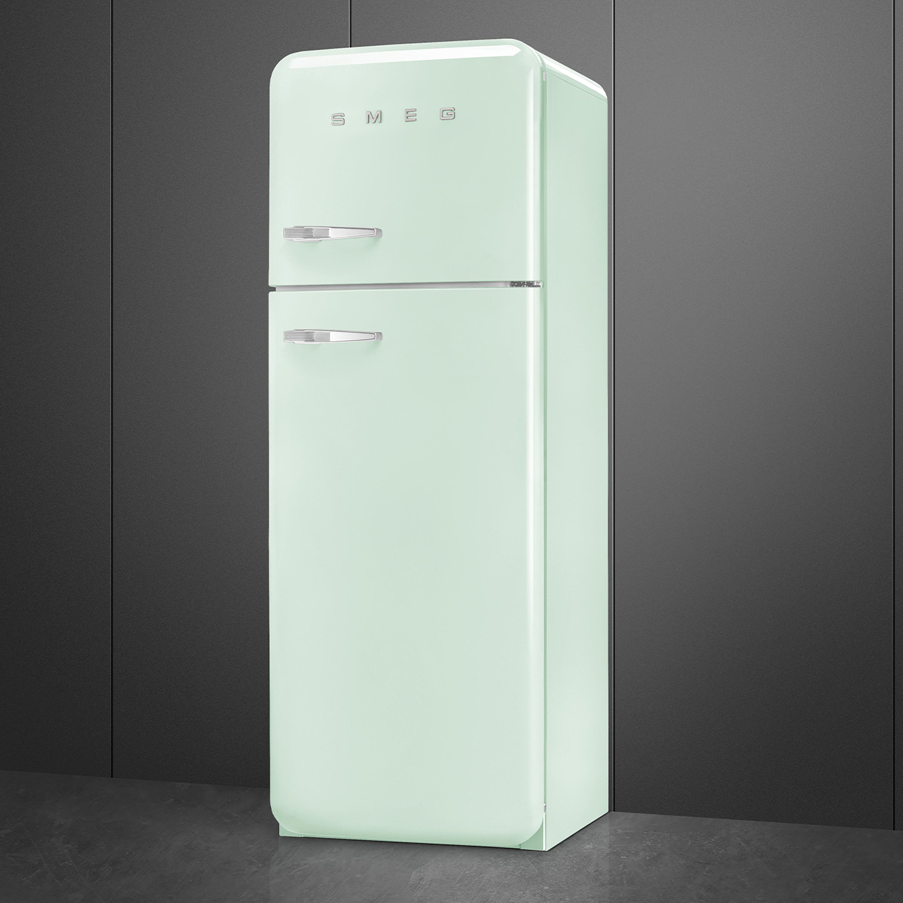 Combi-Koelkast SMEG FAB30RPG6 50's Style / C / 222L+72L / 172cm / pastelgroen