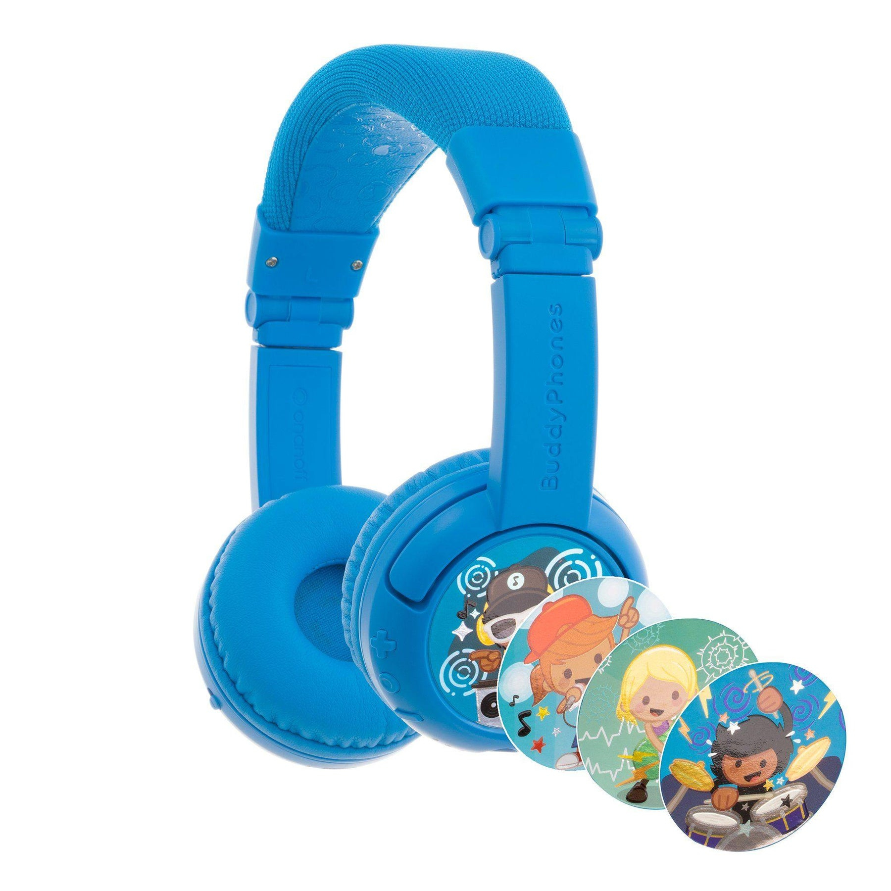 Buddyphones casque bt bt-bp-playp-blue