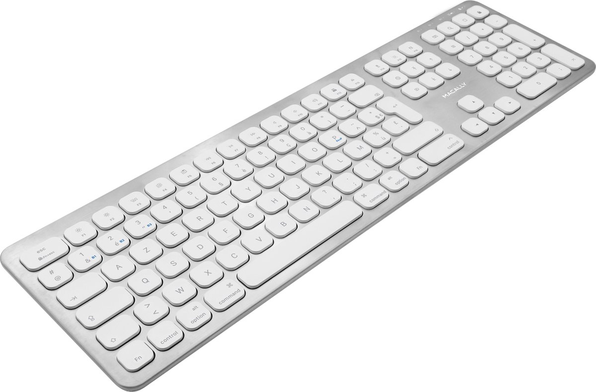 Ultra Slim Toetsenbord Macally Bluetooth voor Mac Azerty