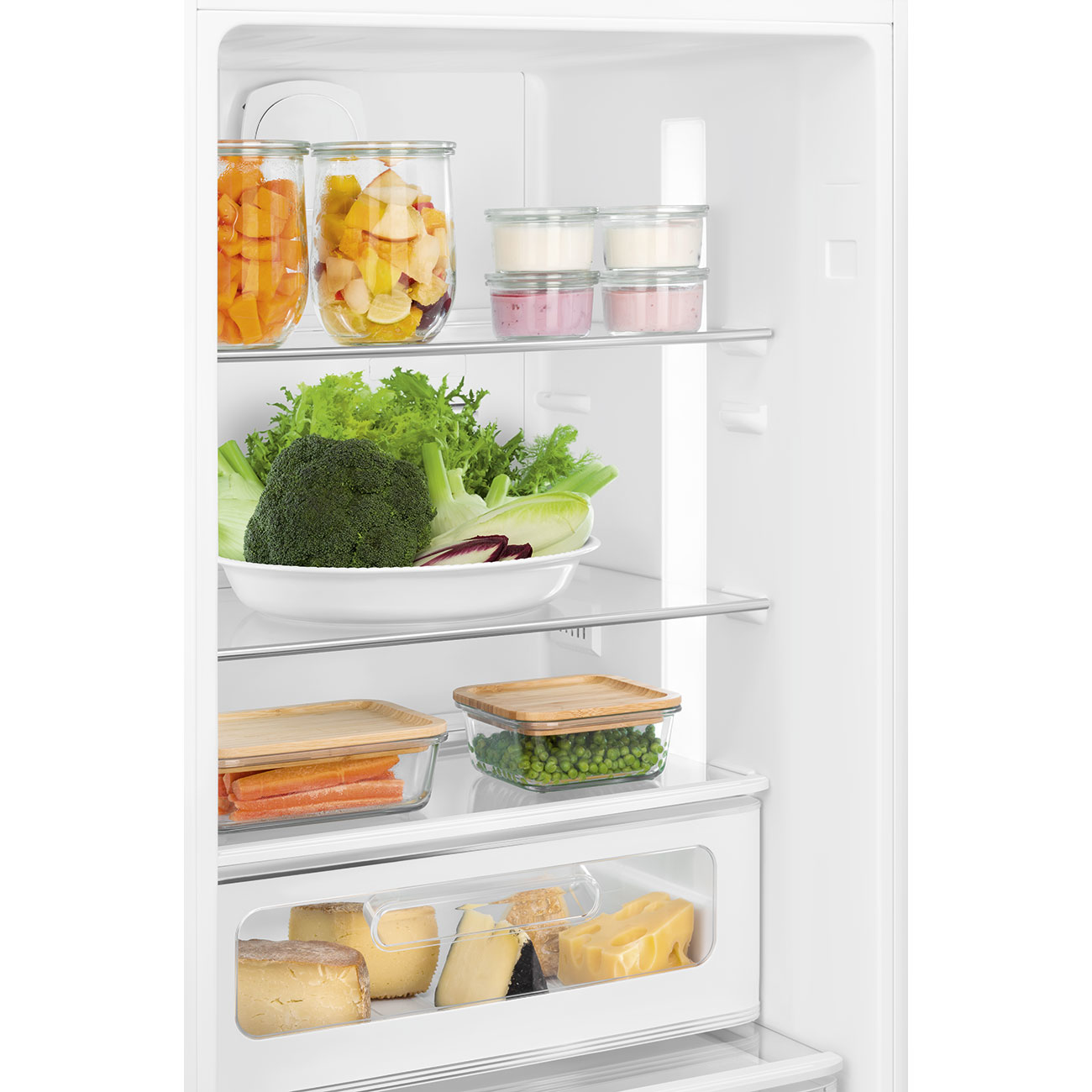 Combi-Koelkast SMEG FAB32LPG6 50's Style / C / 234L+97L / 197cm / pastelgroen