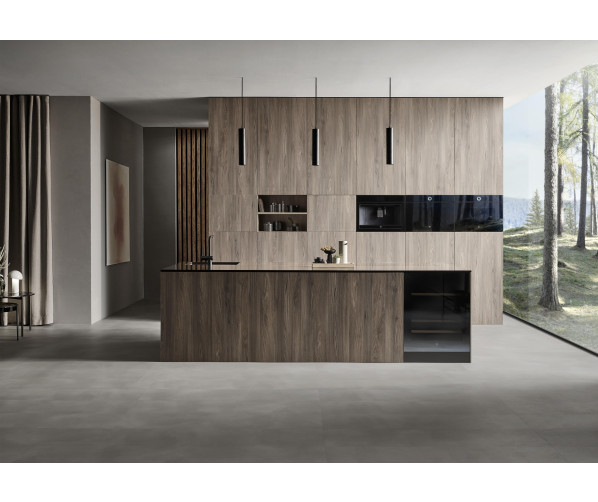 Oven BI VZUG Combair V4000 45, TopClean, zwart spiegelglas