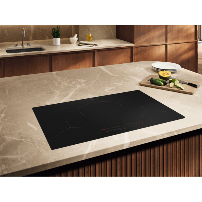 Electrolux KIT81440CT Zwart Ingebouwd 80 cm Inductiekookplaat zones 4 zone(s)