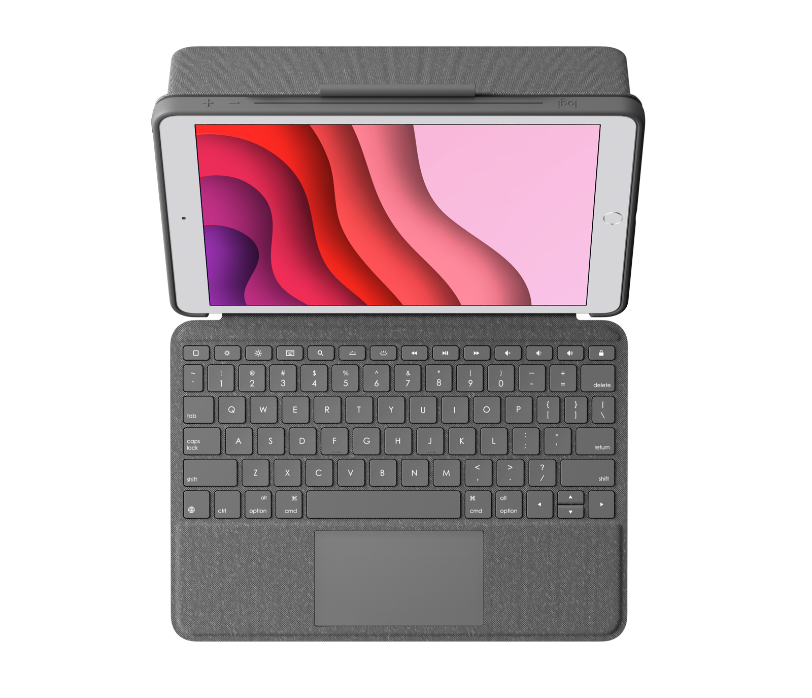 Keyboard LOGITECH COMBO Touch iPad10.2 '19-21 Graphite