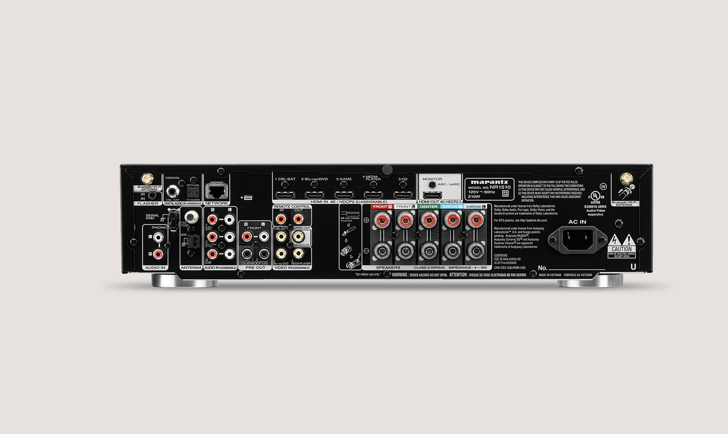 AV Receiver MARANTZ NR1510 zwart