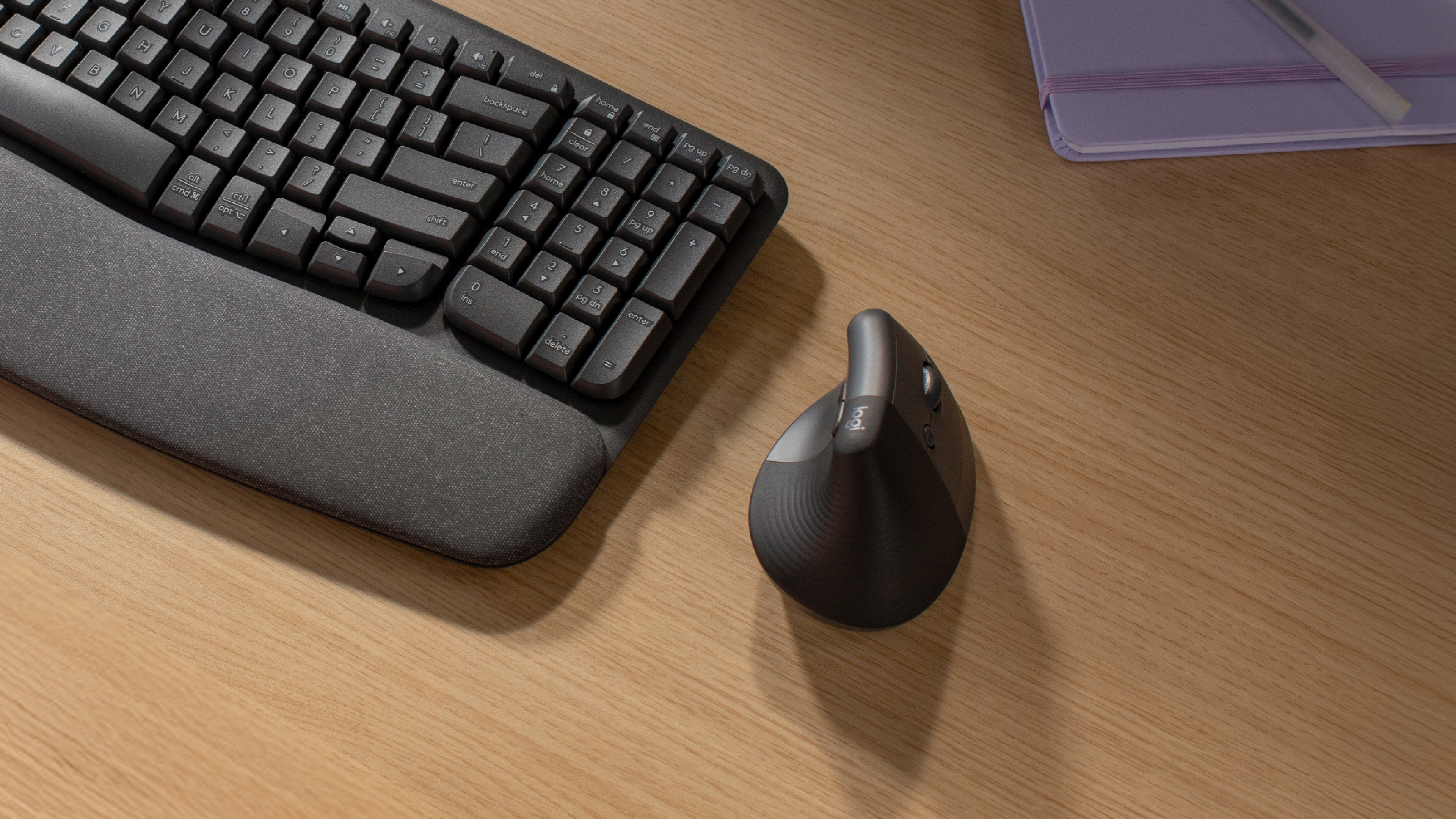 Draadloze Muis Logitech Lift R Ergo Graphite