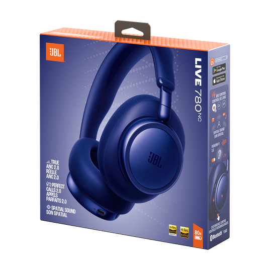 Hoofdtelefoon JBL Live 780 NC blauw