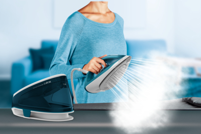 Calor SV6115C0 stoomstrijkijzer station 2200 W 1,4 l Xpress Glide-zoolplaat Turkoois, Wit