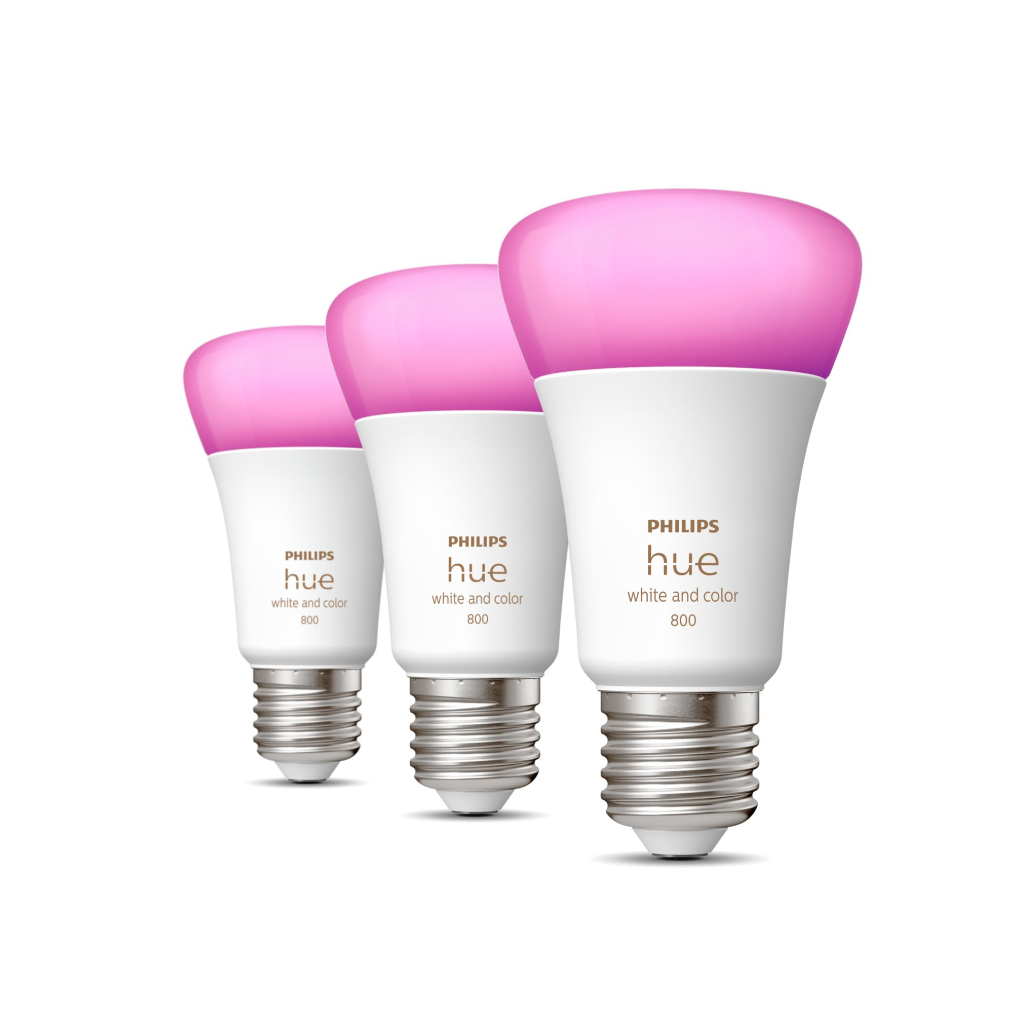 PHILIPS HUE WCA A19 BULB 800LM 3P