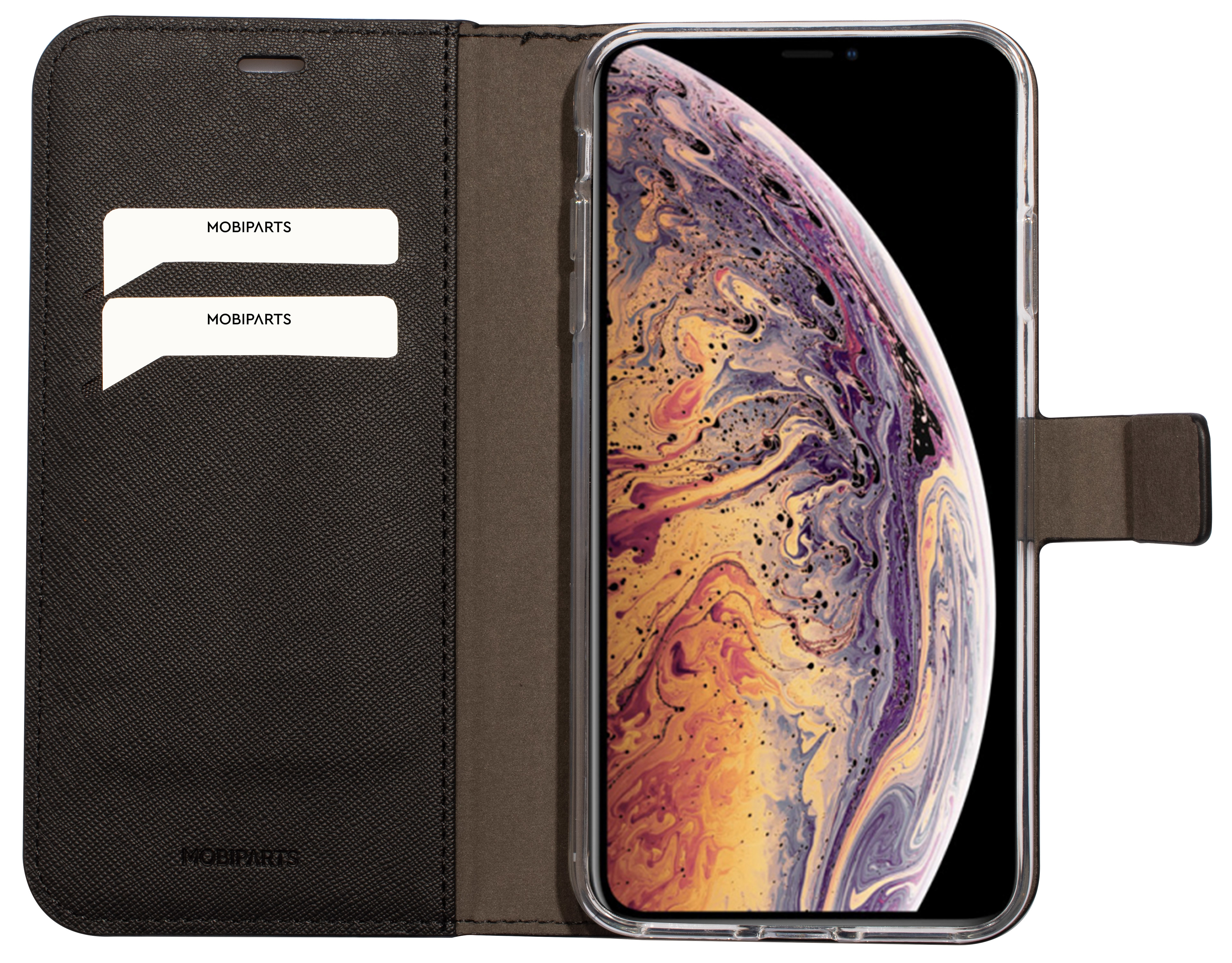 Mobiparts Classic Wallet Case Apple iPhone XS Max Black
