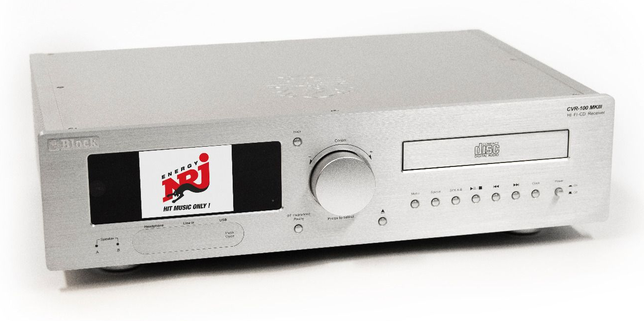 Receiver BLOCK CVR-100+MKIII zilver