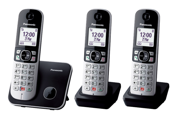 Telefoon PANASONIC DECT KXTG6853NLB TRIO Black