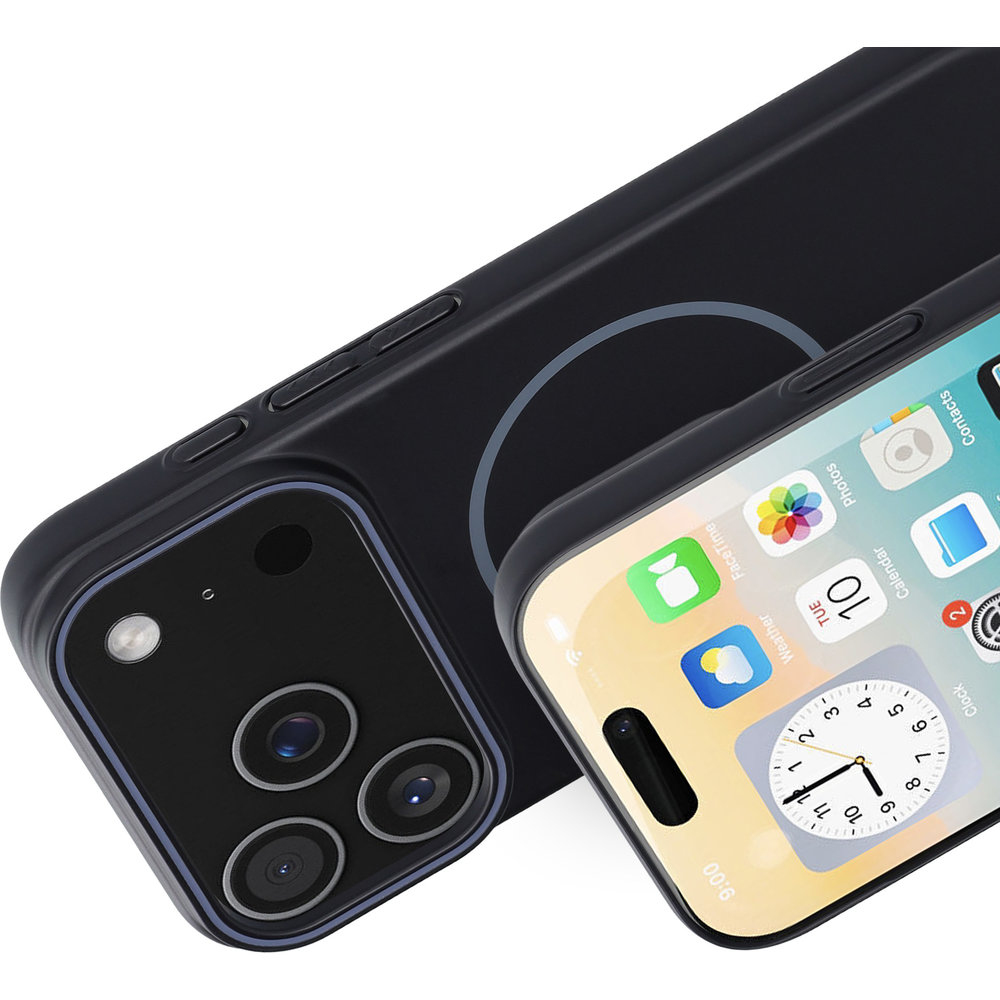 Mobiparts Slim Line Case Apple iPhone 17 Pro (MagSafe) Onyx Black