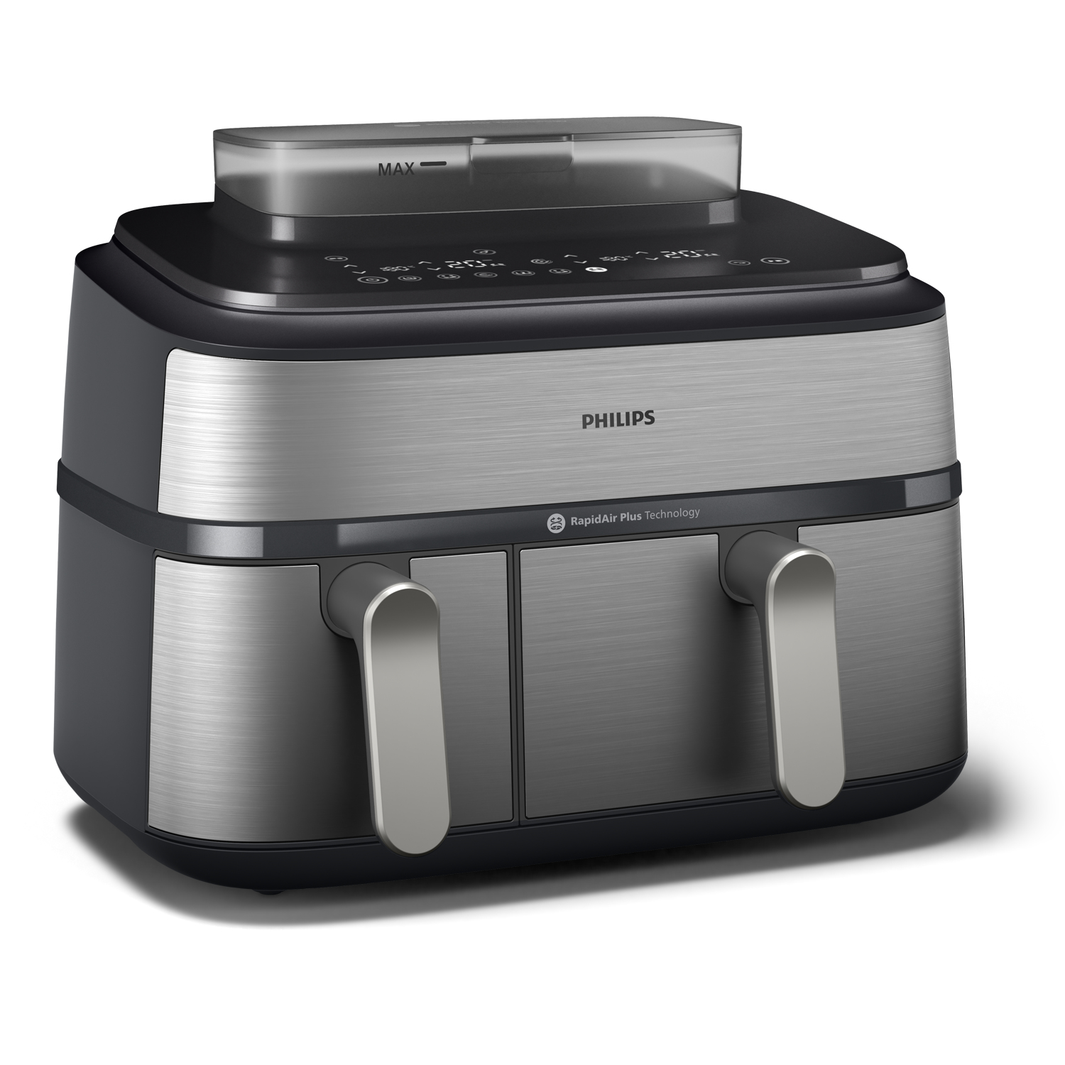 Airfryer + stoom PHILIPS NA555/00 met dubbele mand