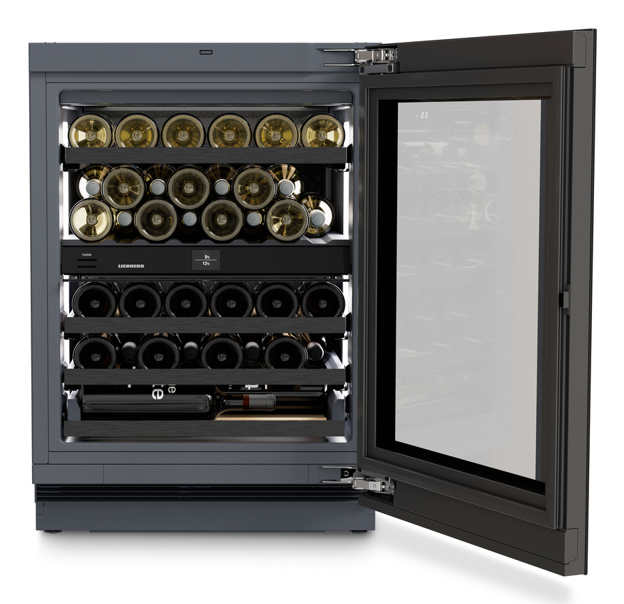Liebherr UWgbi 3782 Vinidor Selection Thermo-elektrische wijnkoeler Onderbouw Zwart 32 fles(sen)