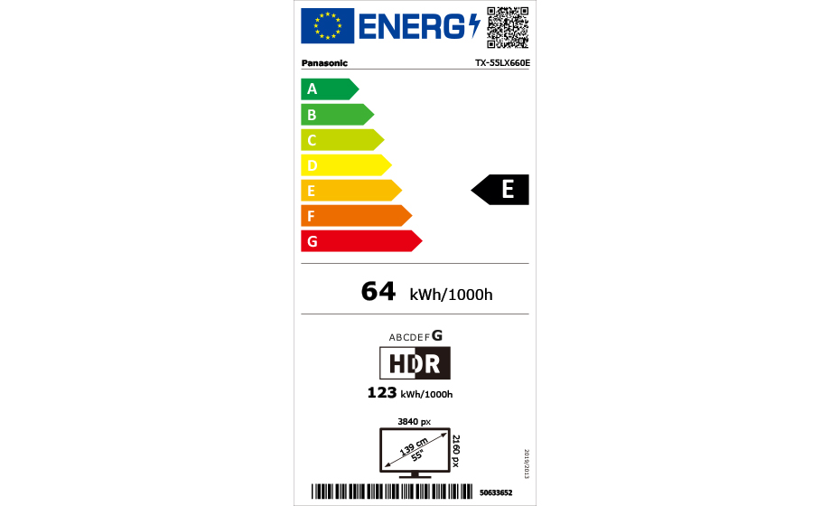 Panasonic LX660 Series TX-55LX660E tv 139,7 cm (55") 4K Ultra HD Smart TV Wifi Zwart