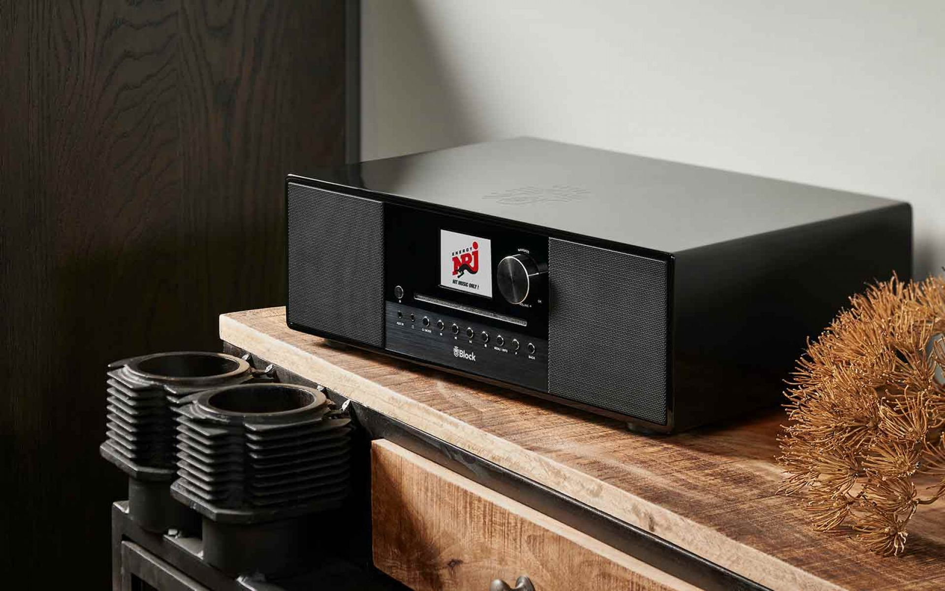 R/CD-speler Block SR-200 MKII zwart